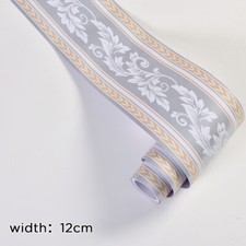 1/10m Self-adhesive Wallpaper PVC Stickers Border Decal Skirting Home Decor