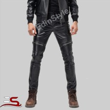 Men's genuine cowhide black