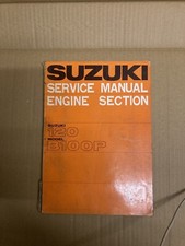 Suzuki 120 B100P B120 1966 Engine Service Manual