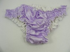 sissy pvc lined satin scrunch