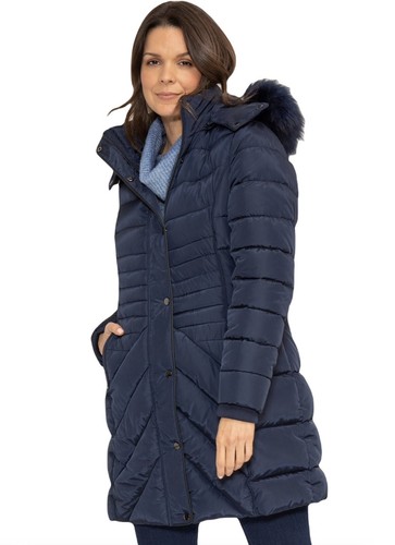 Klass women faux fur trim - women's,