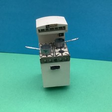 Vintage Dolls House Dol Toi Gas Cooker & Pans 