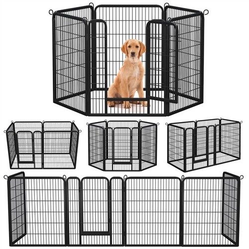 Panels dog playpen metal pet - panels,