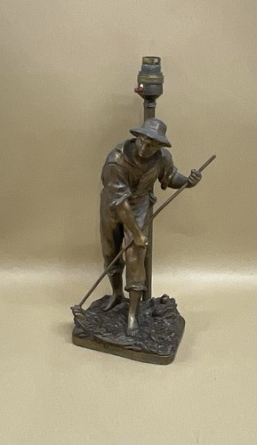 Antique spelter table - spelter,