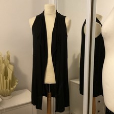 Black Sleeveless Longline