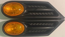 OEM MINI R56 R57 ORANGE SIDE INDICATOR REPEATER SCUTTLES 7260204 + 7260203