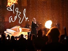 Adele Signed Autograph 6X4