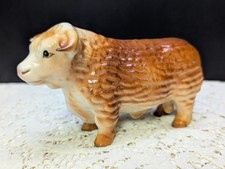 Vtg Hereford Bull Figurine