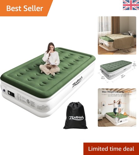 Portable single air bed - air,