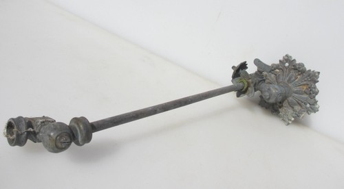 Victorian brass gas wall light - brass,