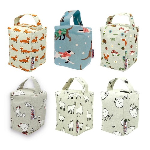 Fabric doorstop decorative - fabric,