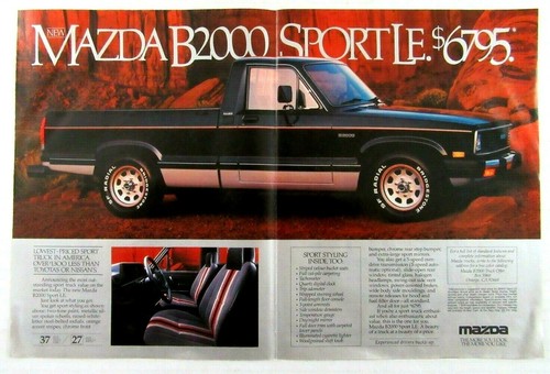 1984 mazda b2000 - b2000, sport