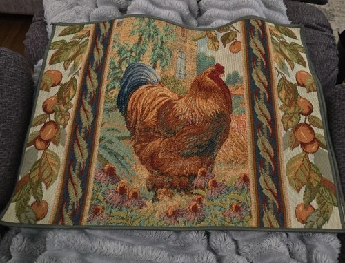 Rooster tapestry placemats - tapestry,