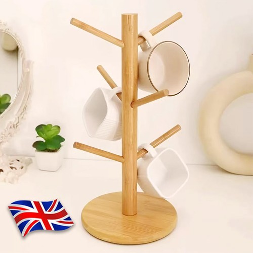 Durable wooden mug holder - durable, tree
