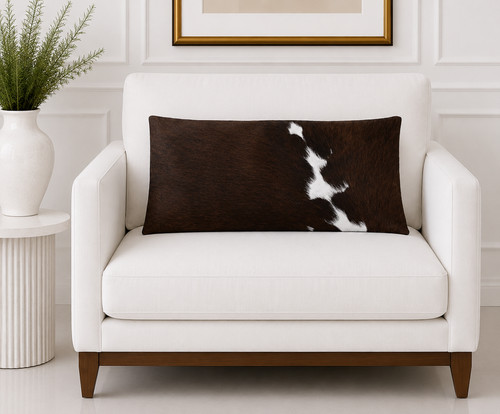 100 natural cowhide pillow - 100%,