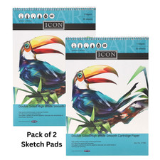 2 X SKETCH PADS A3 SPIRAL