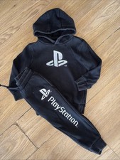 Boys Black PlayStation Tracksuit - 4-5 Years - From F&F