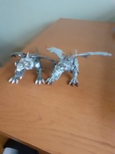 2 Mega Bloks Metal Dragons ferrarrius Argenium9843 9848 metal ages