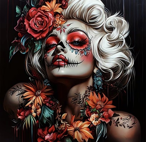 Day the dead red flower - of,