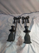 Brass Wall Mounted Candle Holder