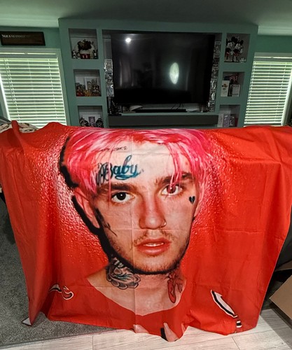 Lil peep red portrait - lil,