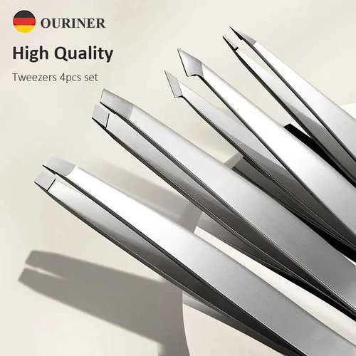 Ouriner eyebrow tweezers set - tweezers,