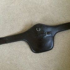 Brown Leather Stud Girth 48”