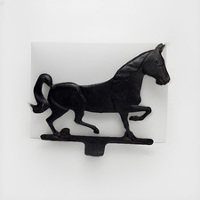 Vintage Cast Iron Horse Door