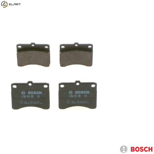 Brake pad set - set, disc