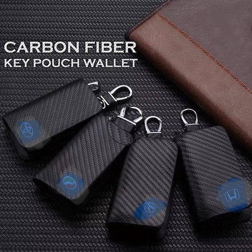 Key holder pouch - car, carbon