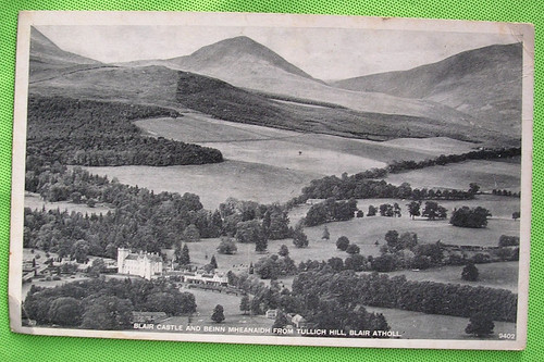 Blair castle and beinn - and,