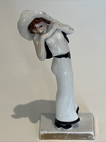 Vintage art deco lady - art, figurine