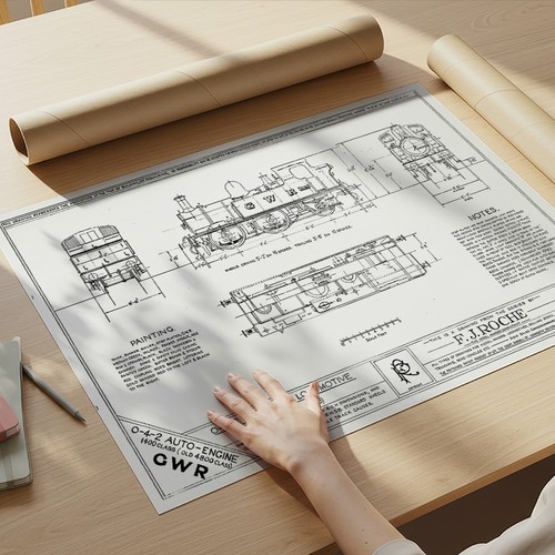 Loco drawing gwr 1400 - gwr,