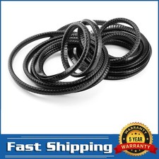 5M Rubber Trim UK Trim PVC Window Conversion Universal Van Rubber 2-4mm Black
