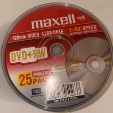 25 x Maxell DVD-RW 4.7GB 1-4 x
