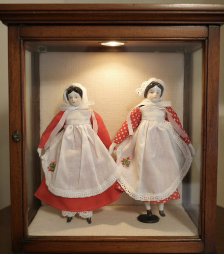 Antique porcelain dolls - dolls, lot