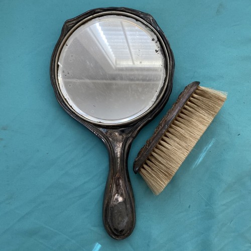 Vintage silver color hand - color,