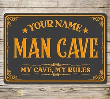Personalised man cave sign - personalised,