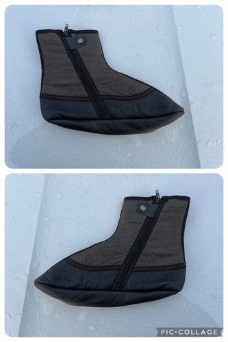 Leather socks with fleece - socks,