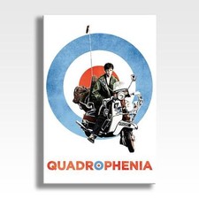 QUADROPHENIA CANVAS THE WHO MODS LAMBRETTA VESPA Wall Art Poster 30"x20" CANVAS