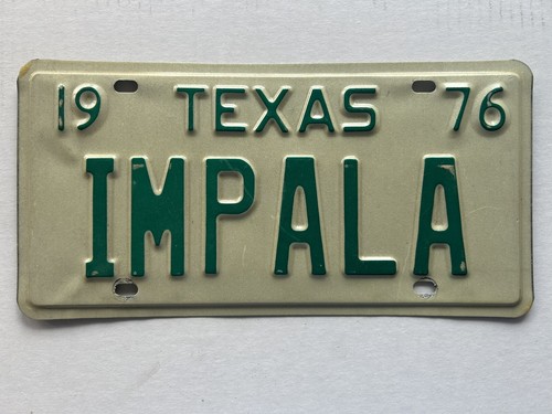 Chevy impala personal licens - personal,