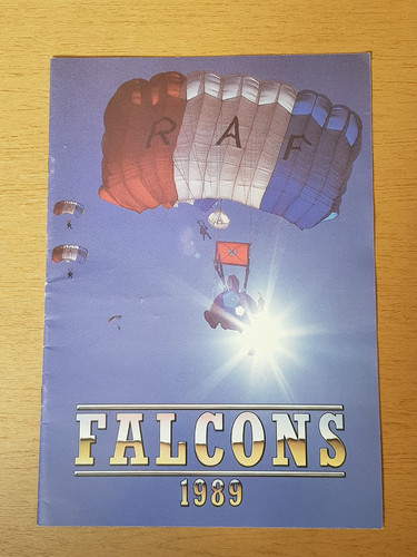 Raf falcons parachute display - raf,