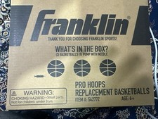 PRO HOOPS REPLACEMENT RUBBER BASKETBALLS - 3 PACK With Pump