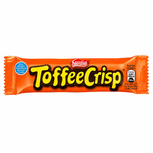 Toffee crisp milk chocolate - toffee,