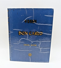 Verdi: Don Carlo Vocal Score -