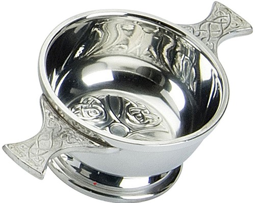 Pewter celtic scottish quaich - celtic,