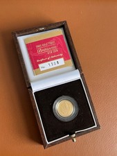 2002 Gold 1/10oz £10 Britannia Proof Coin Royal Mint UK with Britannia Standing