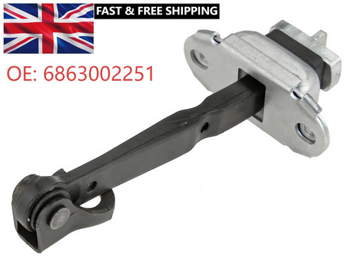 Rear door hinge stop check - door,