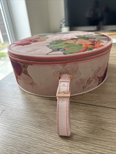Ted Baker Travel Box Vanity Case with Handle in Classic Pink Floral