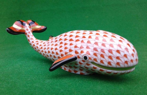 Herend rust red fishnet - herend, baby